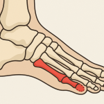 amputation of pinky toe, part of foot